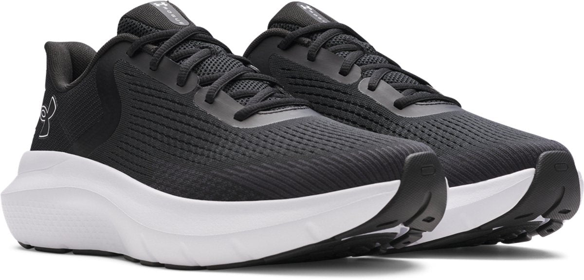 Under armour ua charged rogue 5 heren sportschoenen - zwart - wit 41