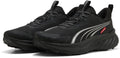 Puma pounce lite 2 trail primaloft unisex sportschoenen - black- silver 40.5