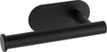 Wenko turbo-loc® toiletrolhouder orea rvs zwart mat - wc rolhouder - bevestigen zonder boren - zelfklevend - 10 jaar garantie