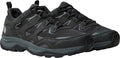 The north face m hedgehog 3 wp heren wandelschoenen - tnf zwart - asphalt grijs