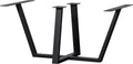 Woood tablo tafelpoot - metaal - zwart - 73x147x71