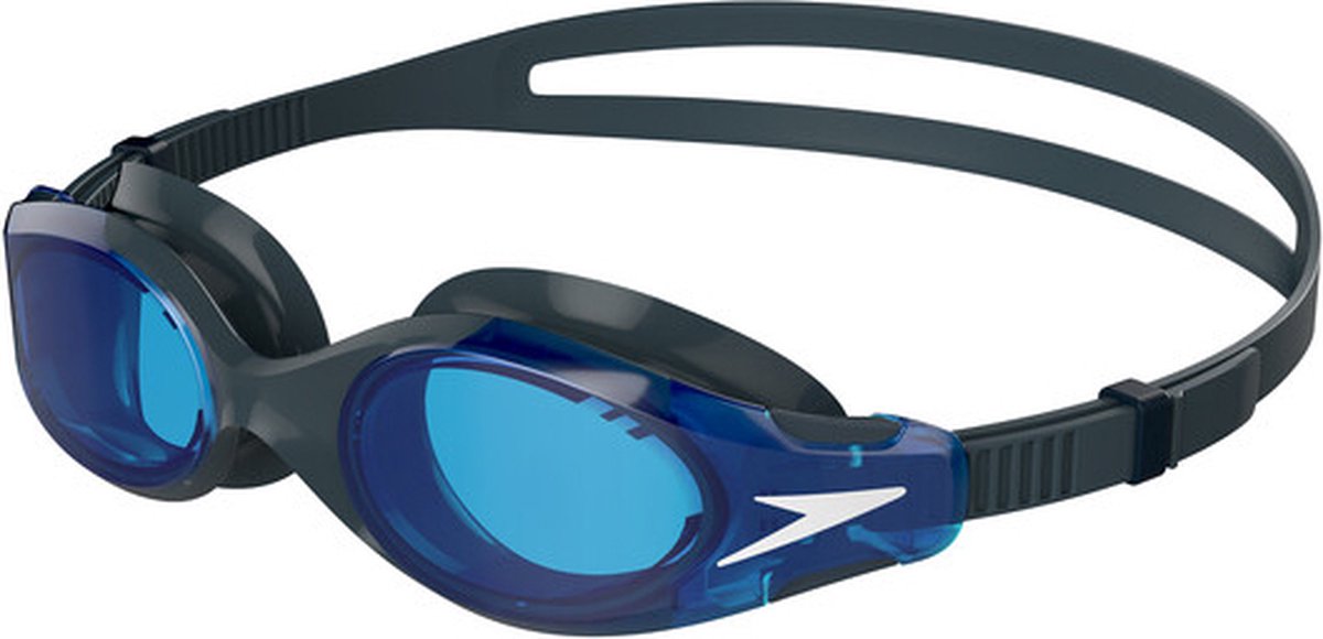 Speedo hydrosity 2.0 zwembril - duikbril voor volwassenen - anti condens uv-bescherming - verstelbare band - grijs blauw