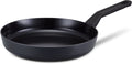Brabantia onyx r ns koekenpan. ø 24cm – 100% pfas vrij – inductie geschikt- 100% gerecycled lichtgewicht aluminium- hitte werende ergonomische greep- keramische coating – anti aanbaklaag – zwart