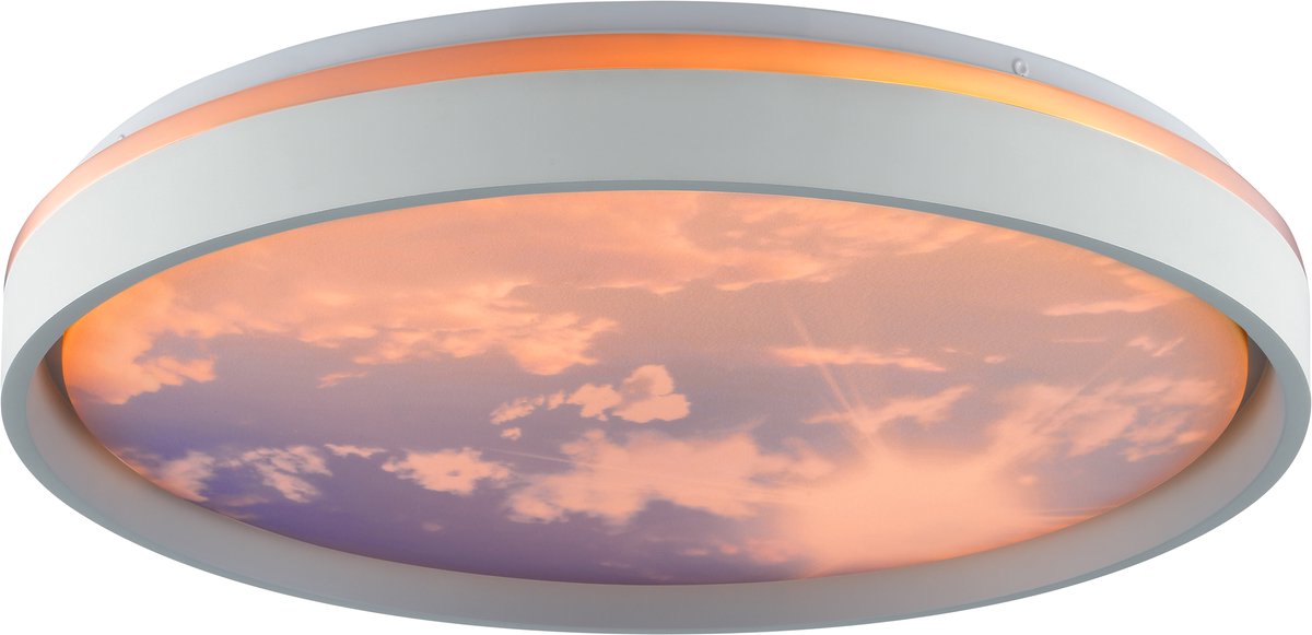 Brilliant sky-dream plafondlamp – led 48w – 4800lm – cct – dimbaar – nachtlicht – afstandsbediening – timer – zwart