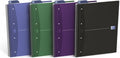 Oxford spiraalblok essentials a4+ 90vel 4-gaats ruit 5mm assorti