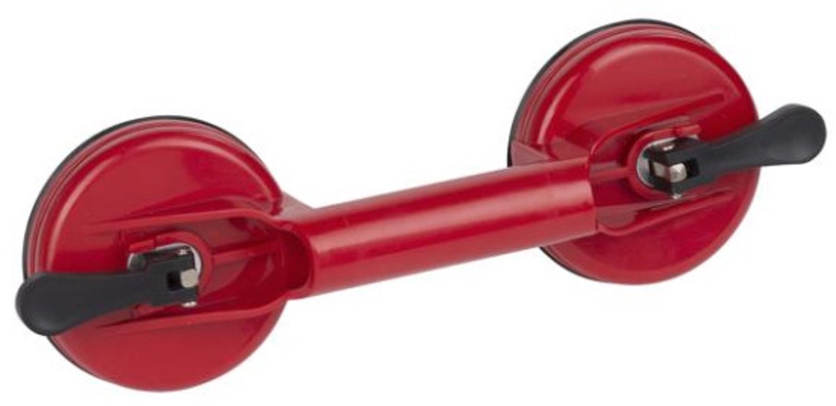 Kreator zuignappen krth50402 – dubbele zuignap met quick release, ø115 mm, tot 100 kg - gereedschap