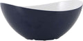 Gimex - solid line - saladeschaal - blauw wit - 1 stuk