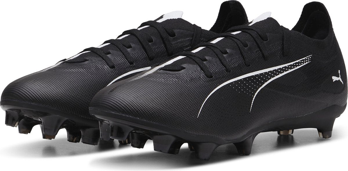 Puma ultra 5 match fg ag unisex sportschoenen - black- white 41