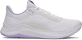 Under armour ua w aurora 3-wht dames sportschoenen - wit - paars crest 38.5