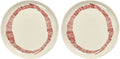 Serax - ottolenghi feast - bord m - wit rood - 22 ø - 2 stuks