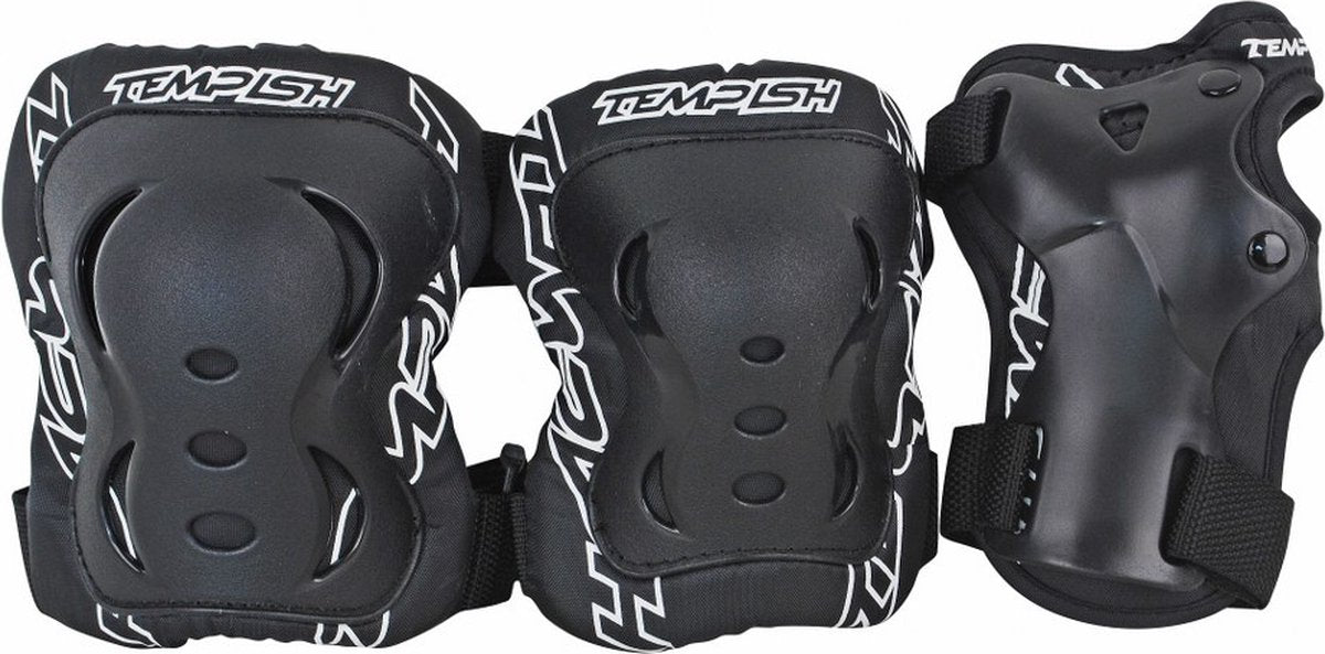 Tempish - fid - skatebescherming - 3-pack - volwassenen - zwart - l