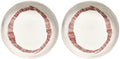 Serax - ottolenghi feast - bord - wit zwart - 22 ø - 2 stuks