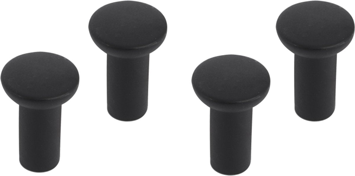 Differnz eindhoven knop – 20 mm – mat zwart