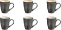 Medard de noblat - shadow aqua - beker 30 cl - 6 delig - stoneware