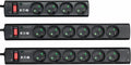 Eaton steckdosenleiste uberspannungsschutz - protection strip 6 fr - ps6f - 6 franzosische steckdosen - schwarz