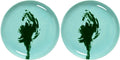 Serax - ottolenghi feast - bord m - azurblauw groen - 22 ø - 2 stuks