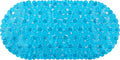 Differnz lapis anti-slip inlegmat bad 70x35cm blauw transparant