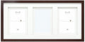 Deknudt frames multifotolijst - bruin - passe-partout - 3 foto's 15x20