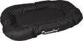Flamingo hondenmand dreambay® ovaal zwart – 80x60x14 cm – waterafstotend wasbare hoes – duurzaam hondenkussen –