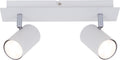 Briloner run - plafondspot - opbouwspots met 2-lichts - draaibaar - plafondlamp - gu10 - max. 40 watt - wit