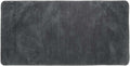 Sealskin angora -badmat 70x140 cm - polyester - donkergrijs