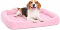 Flamingo hondenkussen – hondenmand – naya rechthoekig roze met rand 85,5x51cm – extra steun – comfortabel
