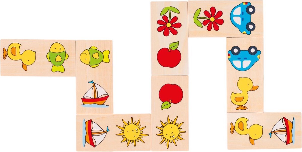 Goki-Domino aus Holz