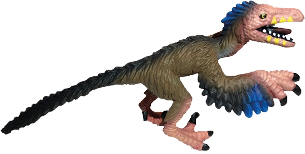 Bullyland 61312 – speelfiguur mini‑dinosaurus velociraptor – ca. 5–7 cm – levensecht en detailrijk vormgegeven – ideaal als educatief speelfiguur, decoratie of klein cadeautje voor kinderen vanaf 3 jaar.