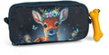 Stones and bones rowan 2.0 - etui - pennenzak voor kinderen - 3 vakken - fairy fawn - donkerblauw