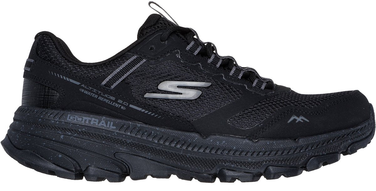 Skechers go run trail altitude 2.0-rav dames wandelschoenen - zwart