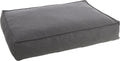 Flamingo orthopedische hondenkussen – premium line – pure luxe hondenkussen 80 x 60 x 18 cm – extra memory foam voor maximaal comfort – baldar hondenkussen donkergrijs