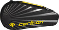 Carlton - team 1 compartment racket bag- black yellow- badminton tas