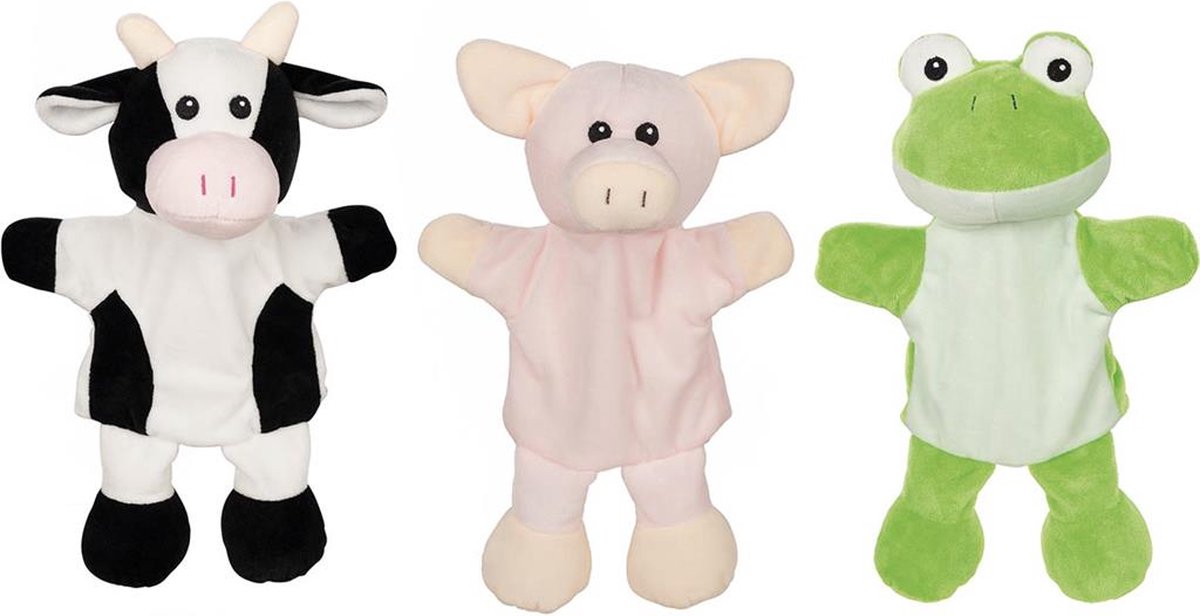 Goki Handpuppe Frosch, 21 cm