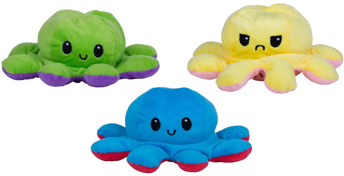 Oktopus-Plüschtier, 19 cm