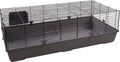 Petsfirst kooi mobi - cavia - dwergkonijnen - grijs zwart - 137.5 cm l - 68.5 cm b - 43 cm h