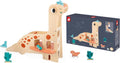 Janod - dino - garage - voor dinosaurus liefhebbers!
