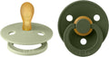 Bibs fopspeen - symmetrisch - 2 stuks - 0-6 mnd - sage hunter green