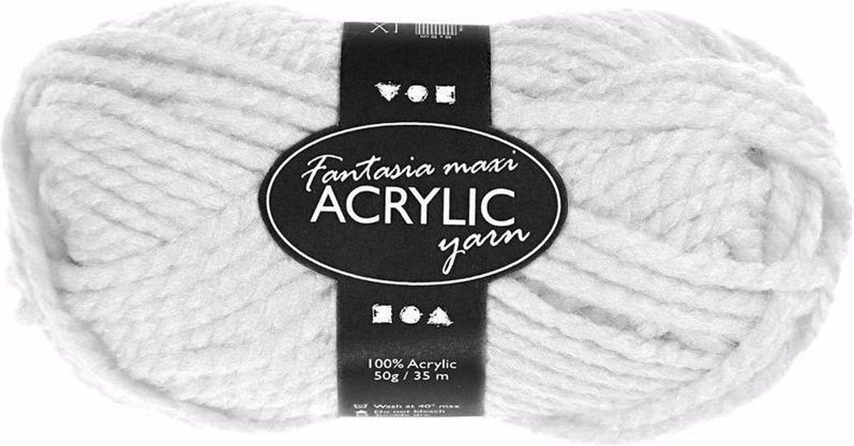 Creativ company wit maxi acryl garen 35 meter