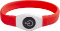 Duvo plus - dierenkleding - hond - flash light ring maxi usb silicon 65x2,5x1cm rood - 1st