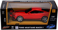 Kool speed ford - radiografisch bestuurbare auto - 124 mustang mach 1 rood