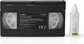 Nedis vhs-reinigingscassette - 20 ml - vhs-koppen - zwart