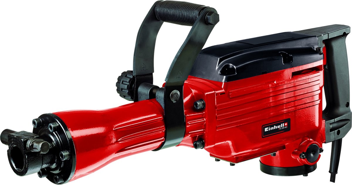 Einhell elektrische breekhamer tc-dh 43 - 1600 w - 43 j - sds-hex - incl. punt en platte beitel - incl. transport- opbergkoffer