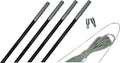 Stick-Set Faser 11 mm 550-600 cm Glas Phaseschwarz schwarz