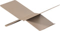 Woood brook boekenstandaard liggend - metaal - zand - 12x29x17