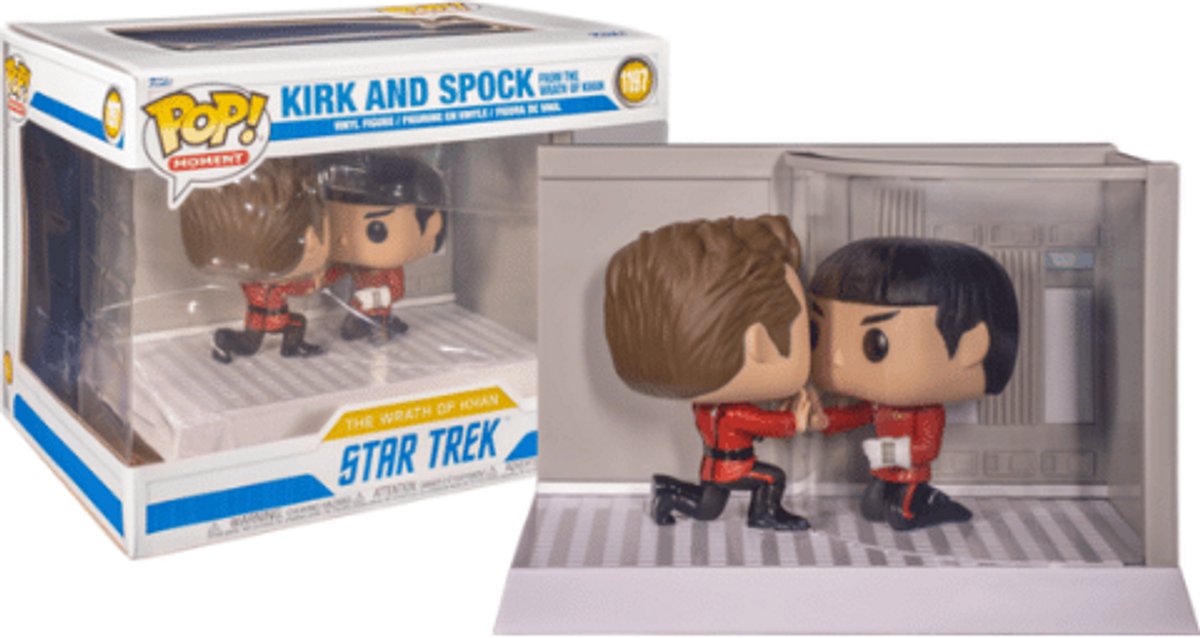 Funko pop! moment: star trek - kirk and spock #1197 - 2 pack