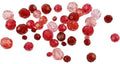 Creativ Company Facettierte Perlen mischen rote Harmonie, 45 Gramm