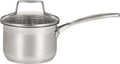 Scanpan impact steelpan 16 cm met glasdeksel