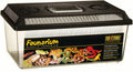Exo terra terrarium faunarium laag - m - zwart - 36 x 21 x 16 cm