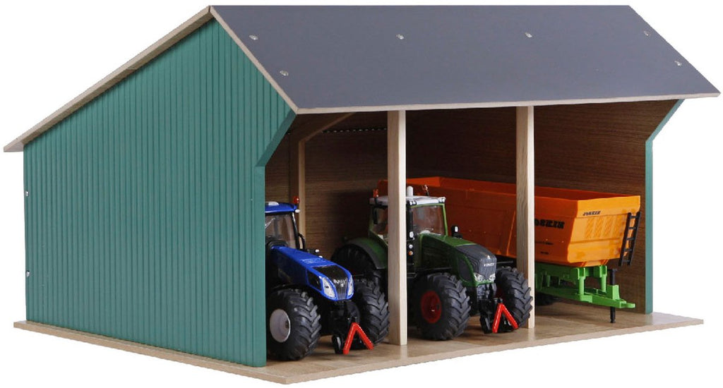Kids Globe Landwirtschaftsschuppen für Traktoren, groß, 1:32