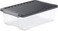 Rotho core plus opbergboxen -afsluitbaar - set van 4 - stapelbaar - 30 ltr